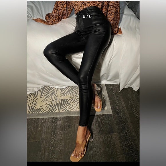 Leather skinny pants - Picture 1 of 4